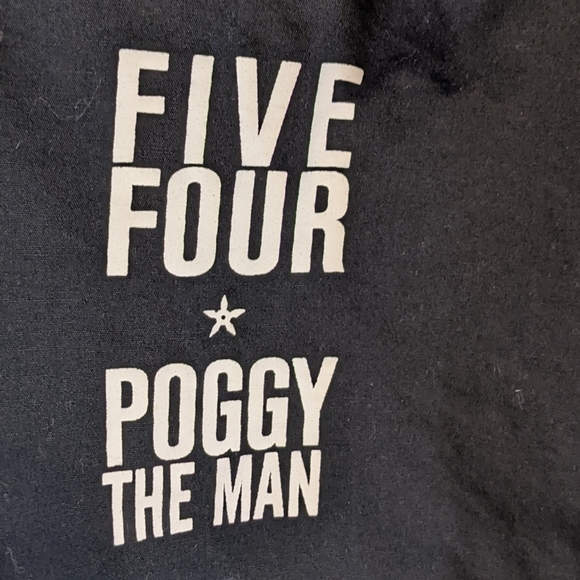 Five Four Poggy The Man Black Hooded Lightweight Parka Jacket Size Medium - Picture 6 of 8